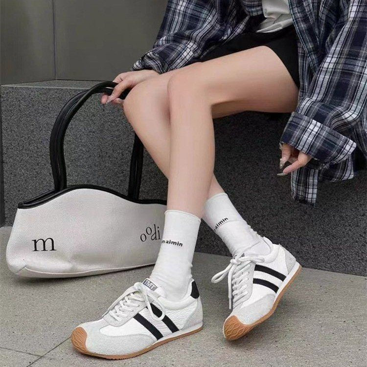 Damen Sneaker mit weichem Wildleder-Obermaterial und rutschfester Sohle Heidi Mode - Image 4