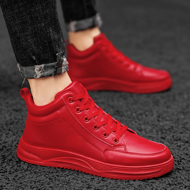 Damen Sneakers aus hochwertigem Kunstleder mit gepolsterter Sohle Heidi Mode - Image 2