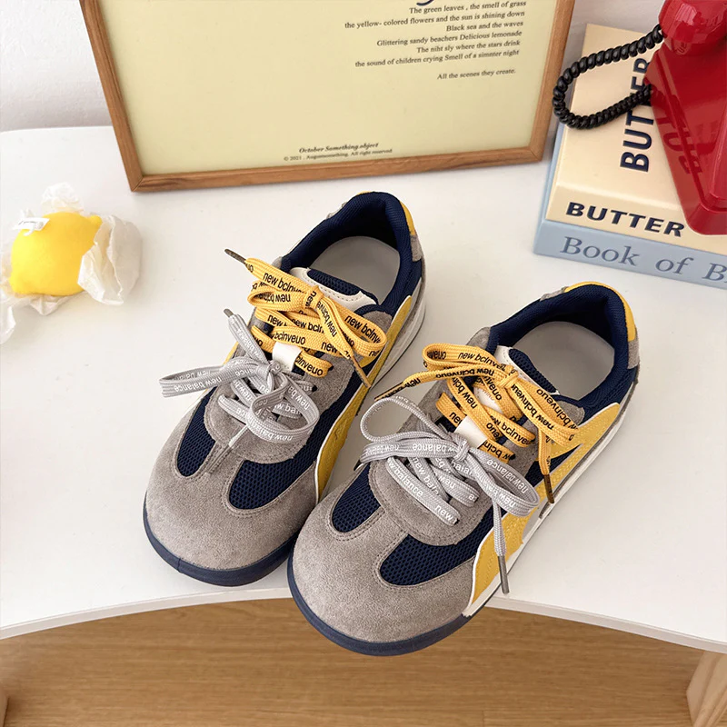 Damen Sneakers im einzigartigen Retro-Design mit hochwertigem Wildleder und atmungsaktiver Mesh-Oberfläche Heidi Mode - Image 8