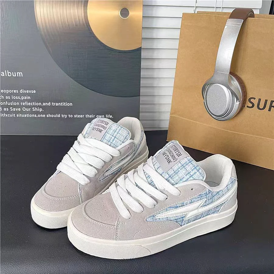 Damen Sneakers im lässigen Retro-Design mit atmungsaktiver Mesh-Oberfläche und dämpfender Sohle Heidi Mode