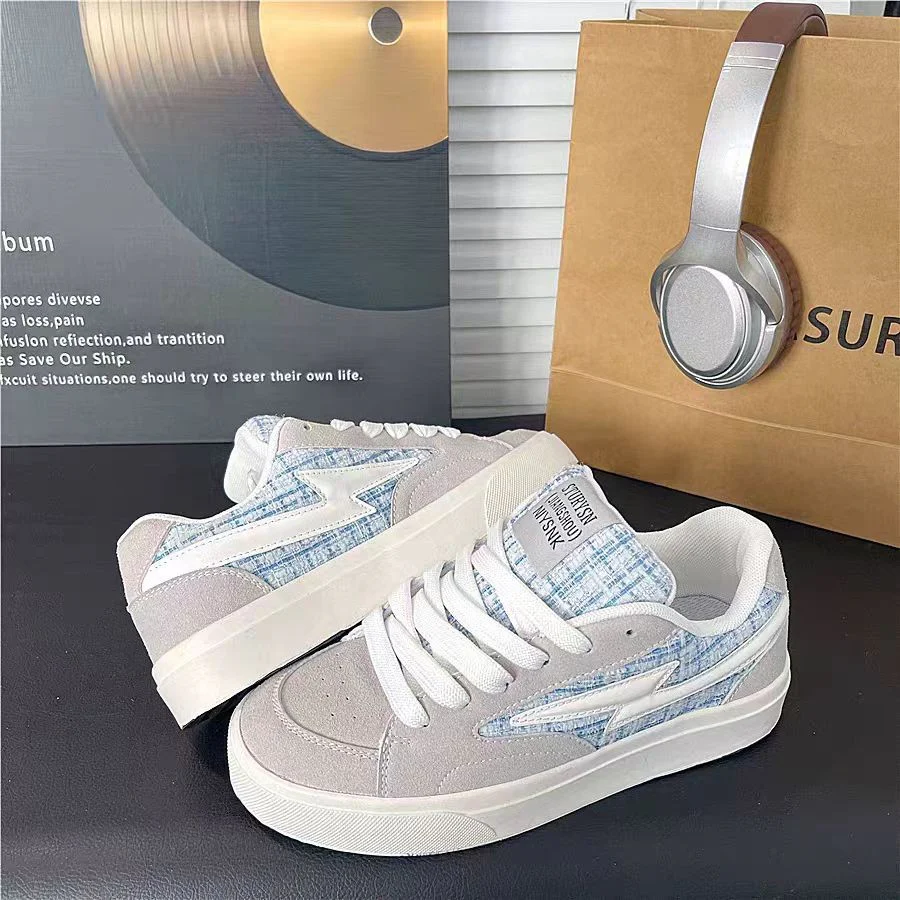 Damen Sneakers im lässigen Retro-Design mit atmungsaktiver Mesh-Oberfläche und dämpfender Sohle Heidi Mode - Image 3