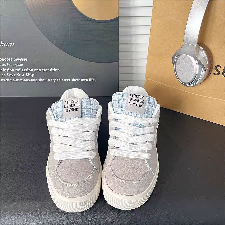 Damen Sneakers im lässigen Retro-Design mit atmungsaktiver Mesh-Oberfläche und dämpfender Sohle Heidi Mode - Image 4