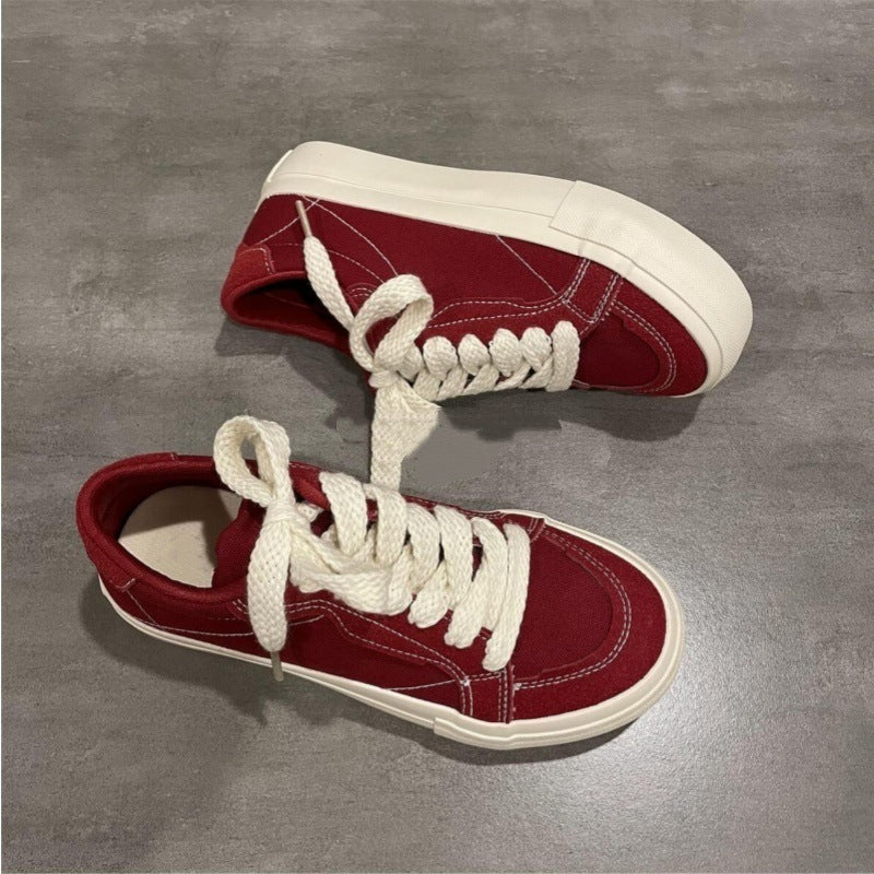 Damen Sneakers im lässigen Skater-Design mit dicker Laufsohle Heidi Mode - Image 4