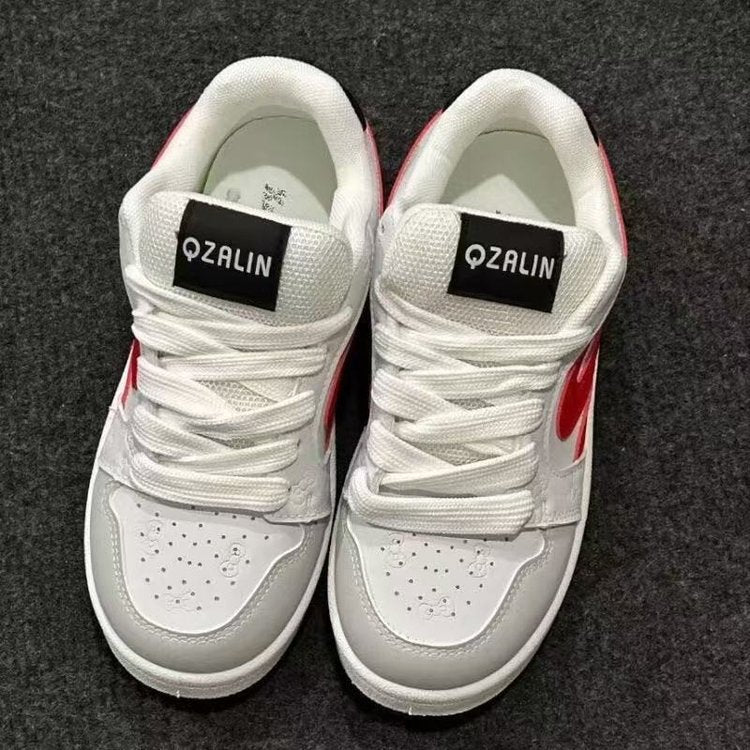 Damen Sneakers im lässigen Streetwear-Stil mit atmungsaktivem Obermaterial und dämpfender Sohle Heidi Mode