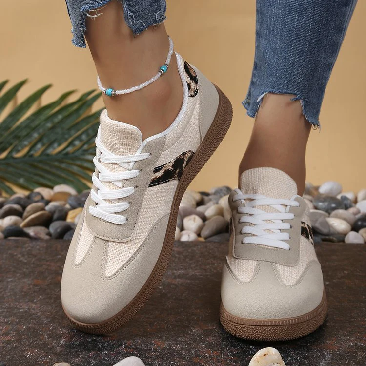 Damen Sneakers im modernen Leopard-Design mit atmungsaktiver Konstruktion Heidi Mode - Image 3