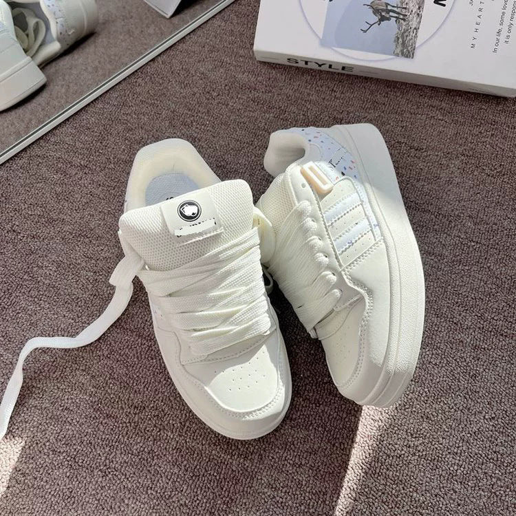 Damen Sneakers im modischen Retro-Stil mit strahlenden Akzenten Heidi Mode - Image 3