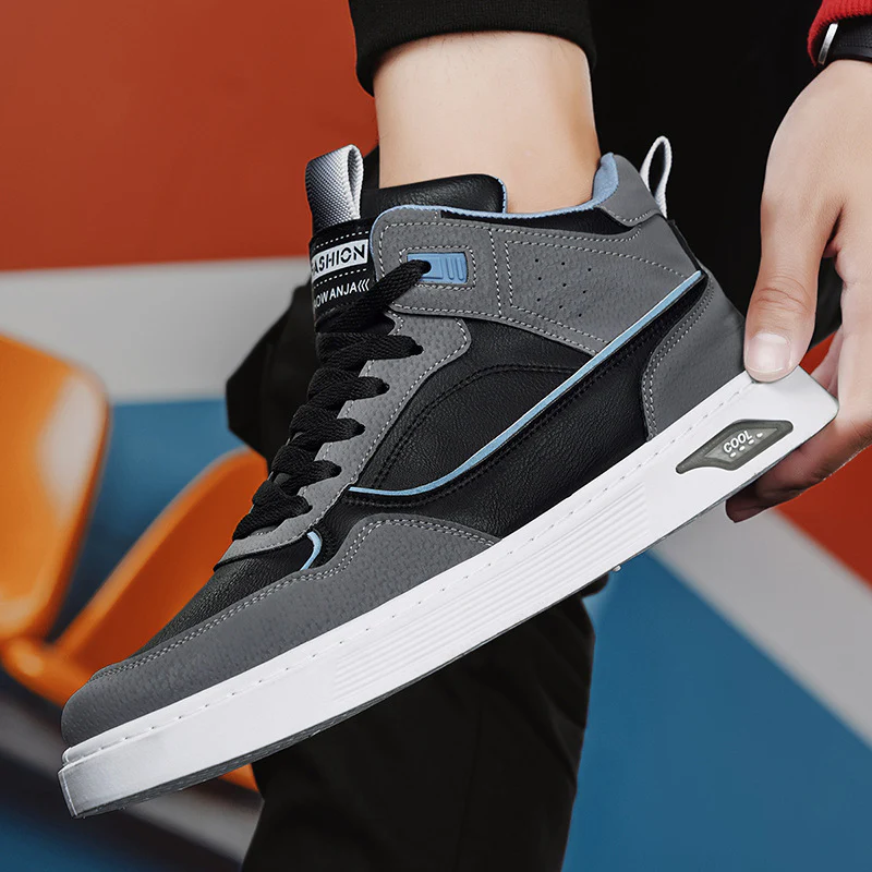 Damen Sneakers im sportiven High-Top Design mit gepolsterter Knöchelstütze Heidi Mode - Image 2