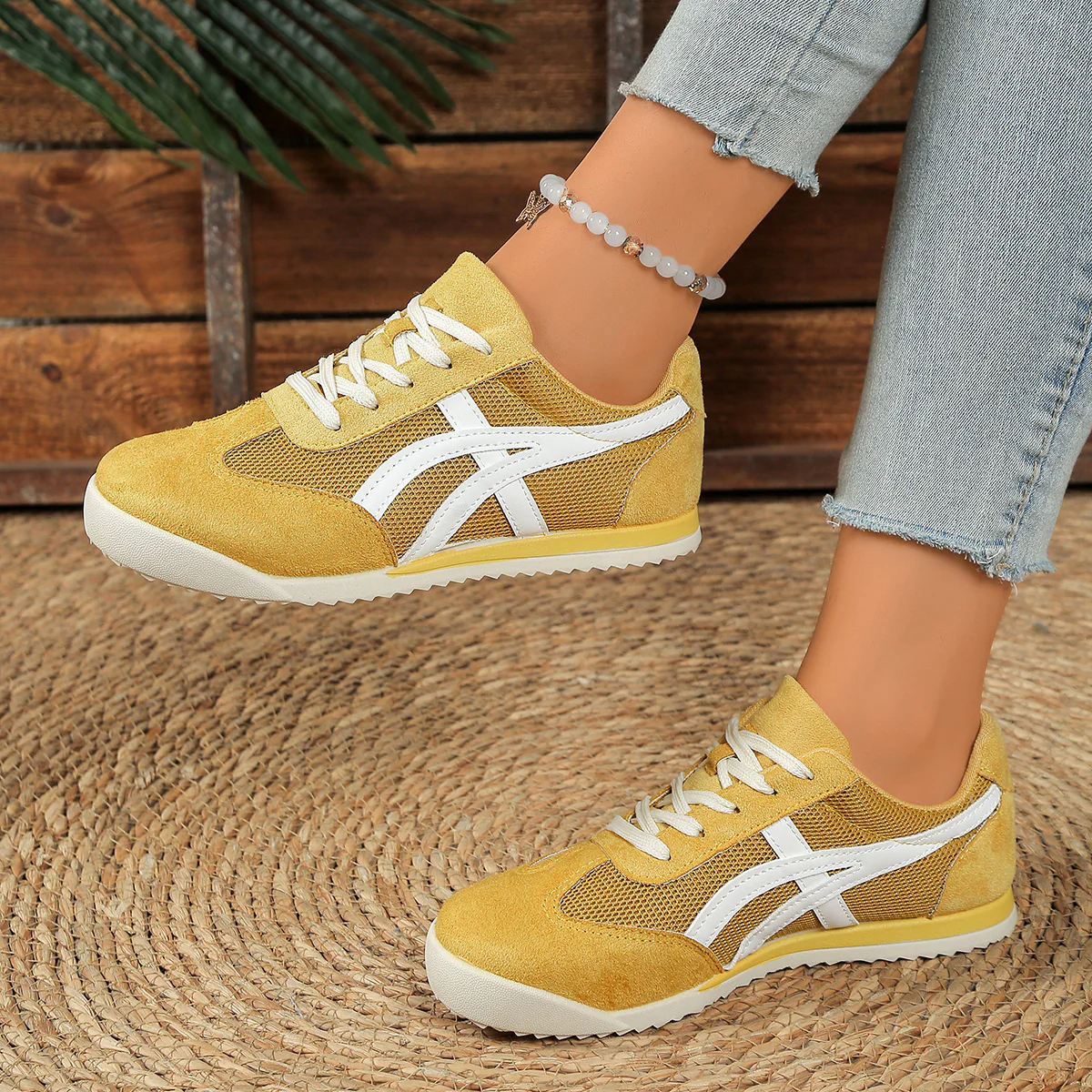 Damen Sneakers im sportiven Mesh-Design mit bequemer Dämpfung Heidi Mode - Image 2