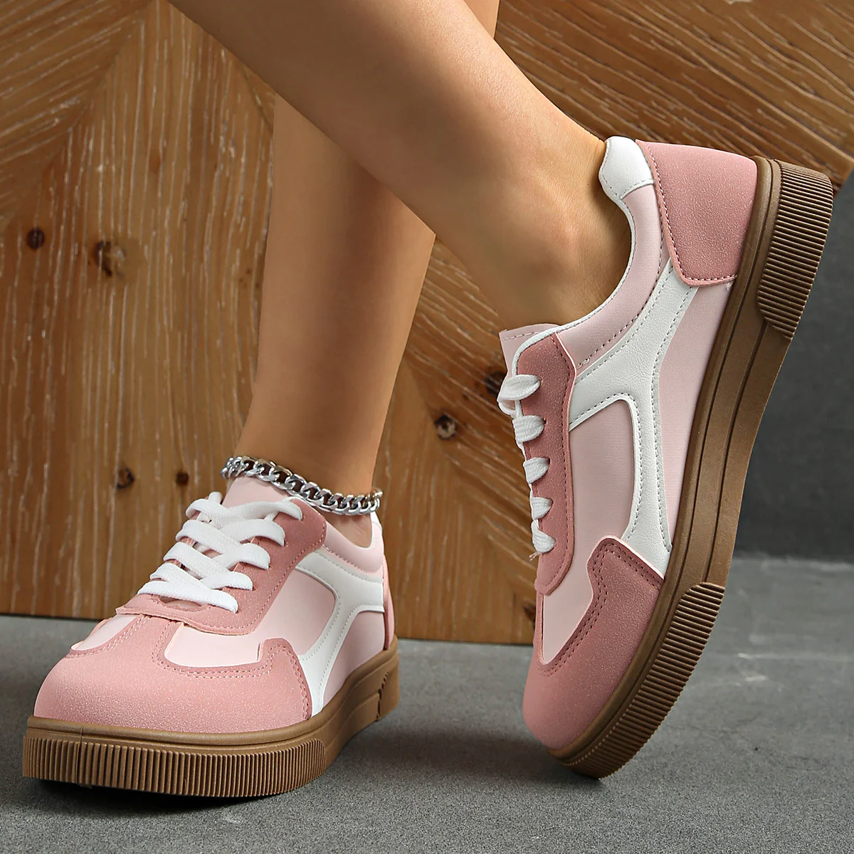 Damen Sneakers im sportlich-eleganten Design mit verstärkter Dämpfung Heidi Mode - Image 2