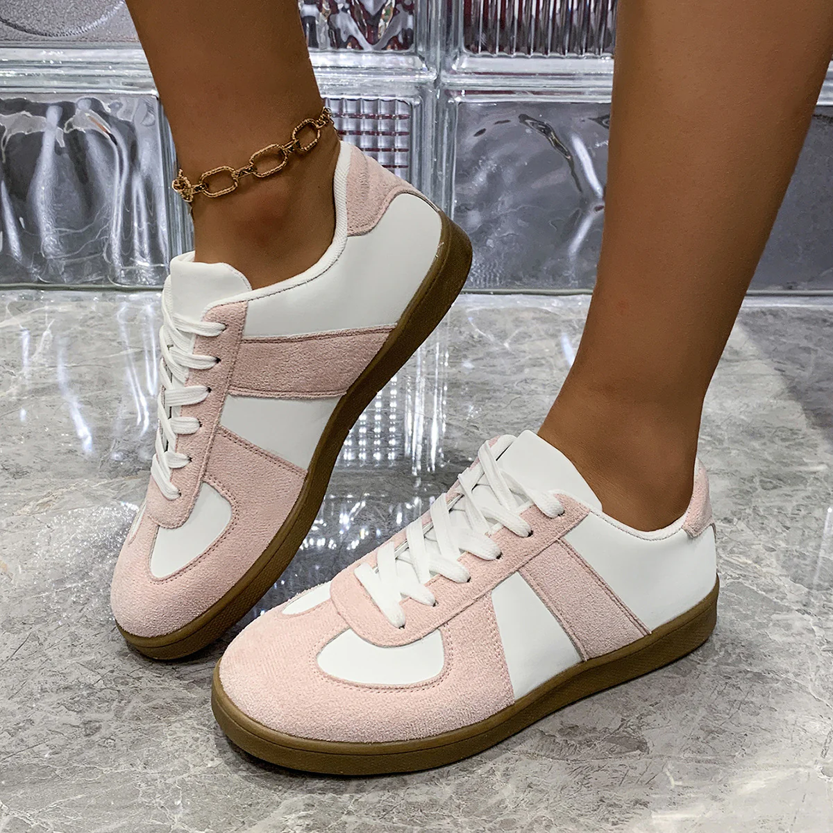 Damen Sneakers im sportlichen Design mit hochwertigem Obermaterial Heidi Mode - Image 12