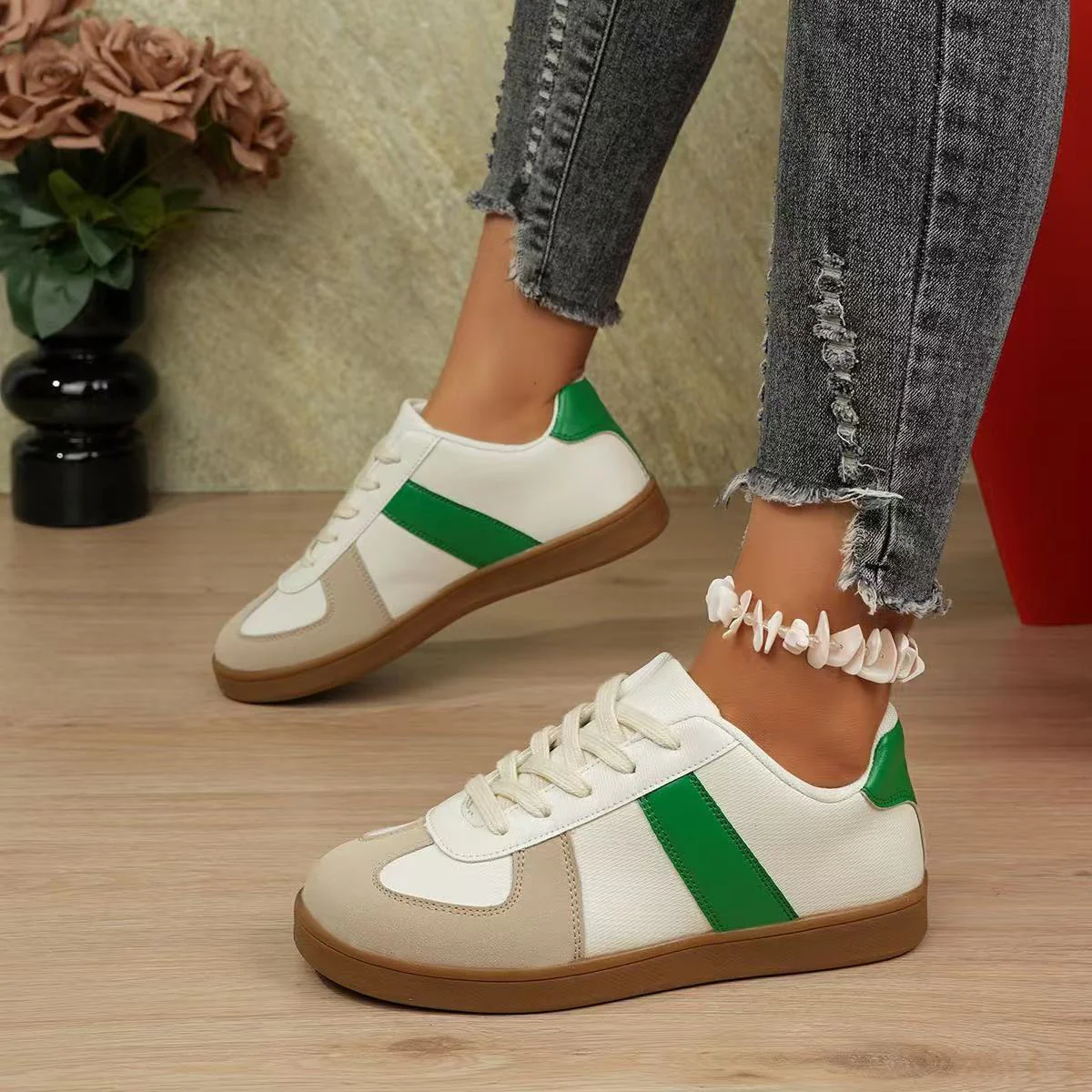 Damen Sneakers im sportlichen Design mit hochwertigem Obermaterial Heidi Mode - Image 8