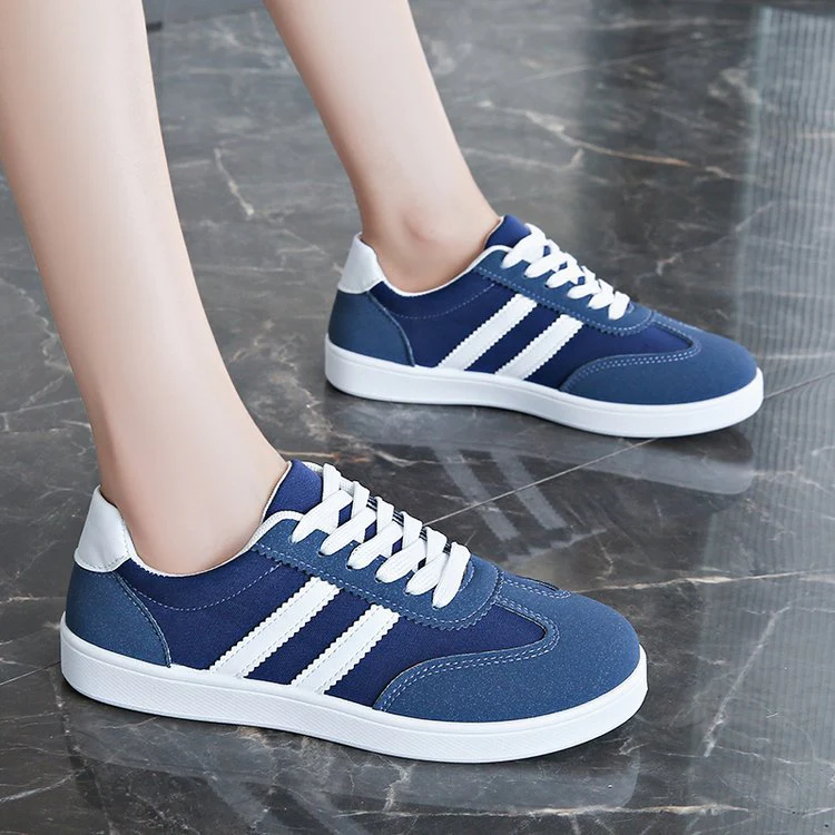Damen Sneakers im sportlichen Retro-Look mit bequemer dämpfender Sohle Heidi Mode