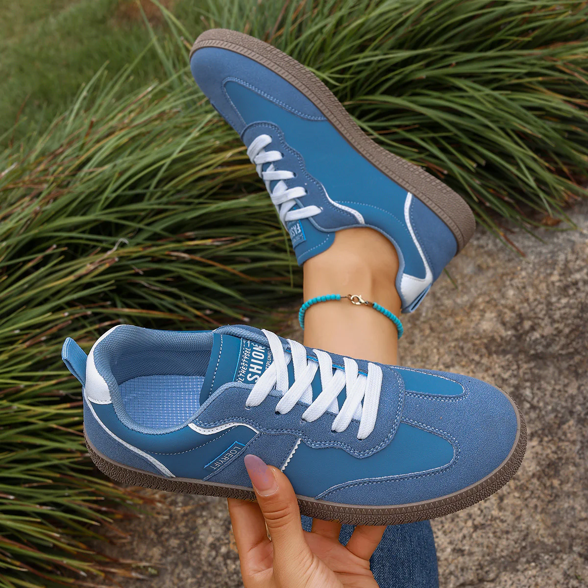 Damen Sneakers im sportlichen Retro-Look mit bequemer Dämpfung Heidi Mode - Image 3
