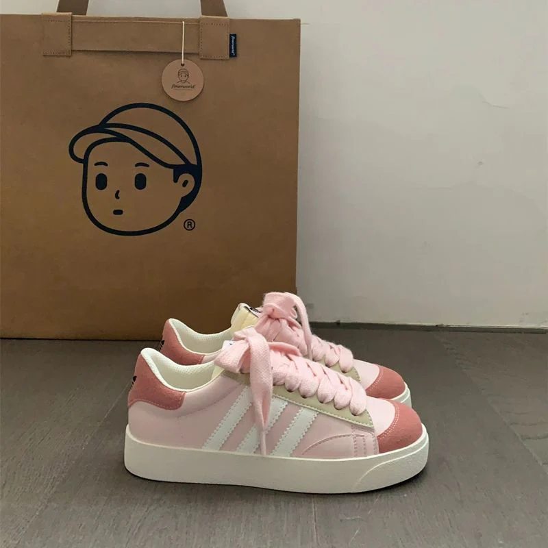 Damen Sneakers im sportlichen Retro-Look mit gepolsterter Sohle Heidi Mode - Image 8