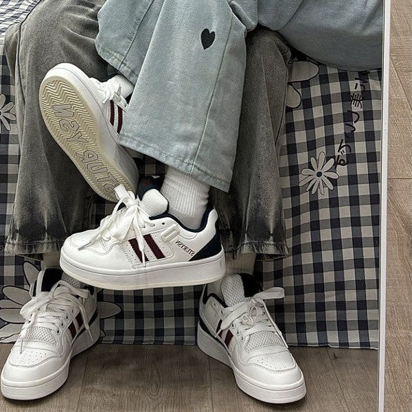 Damen Sneakers im sportlichen Retro-Stil mit atmungsaktiver Mesh-Oberfläche Heidi Mode - Image 3