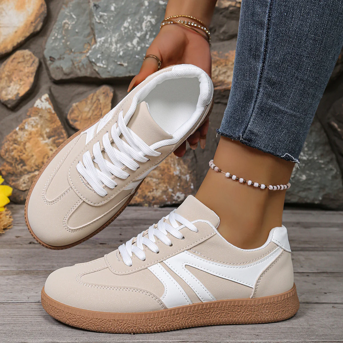 Damen Sneakers im sportlichen Stil mit trendigem Design Heidi Mode - Image 4