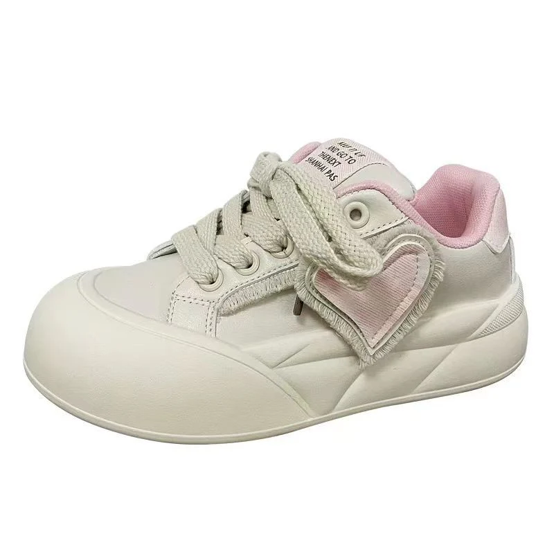 Damen Sneakers im verspielten Heart-Design mit atmungsaktiver Oberflächenstruktur Heidi Mode - Image 4