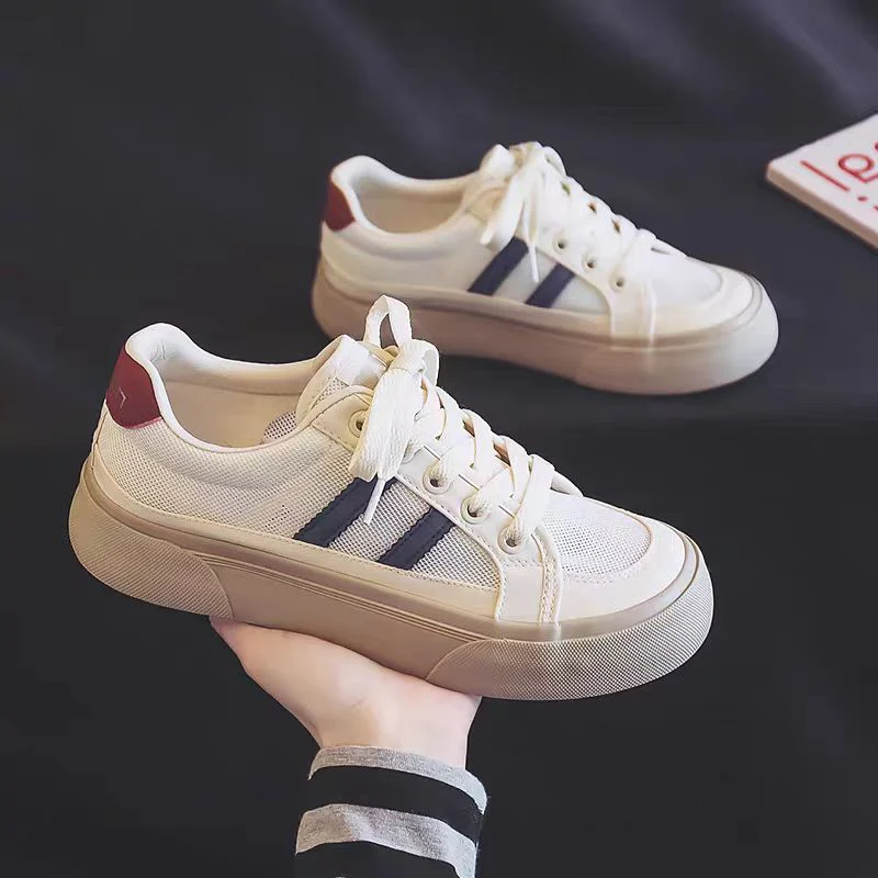 Damen Sneakers mit atmungsaktivem Netzobermaterial und dämpfender Sohle Heidi Mode - Image 6