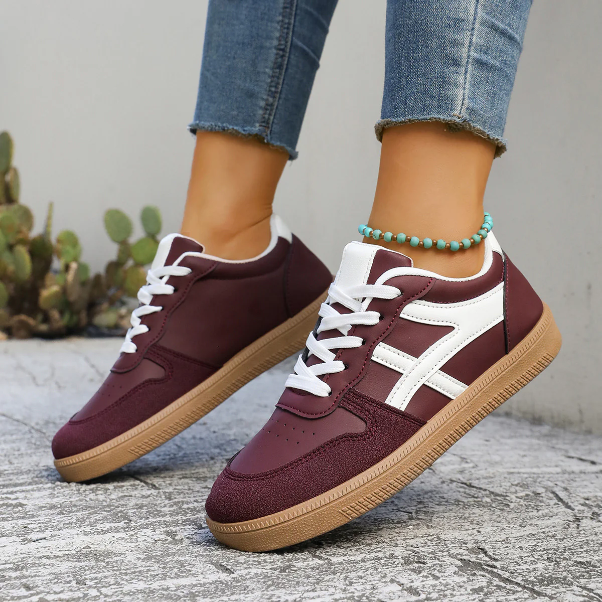 Damen Sneakers mit atmungsaktivem Obermaterial und rutschfester Sohle Heidi Mode - Image 6