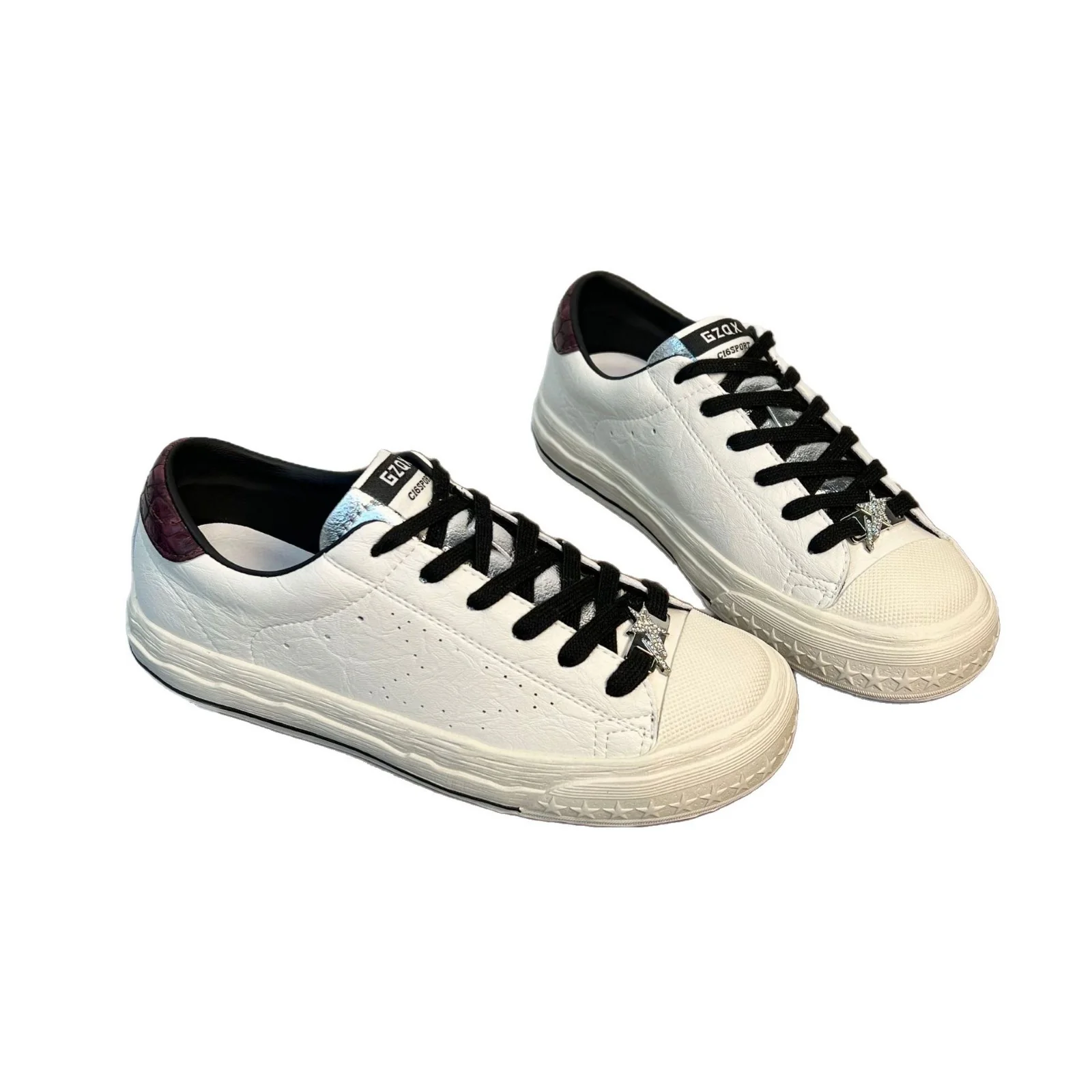 Damen Sneakers mit atmungsaktiver Lederoberfläche und rutschfester Gummisohle Heidi Mode - Image 5