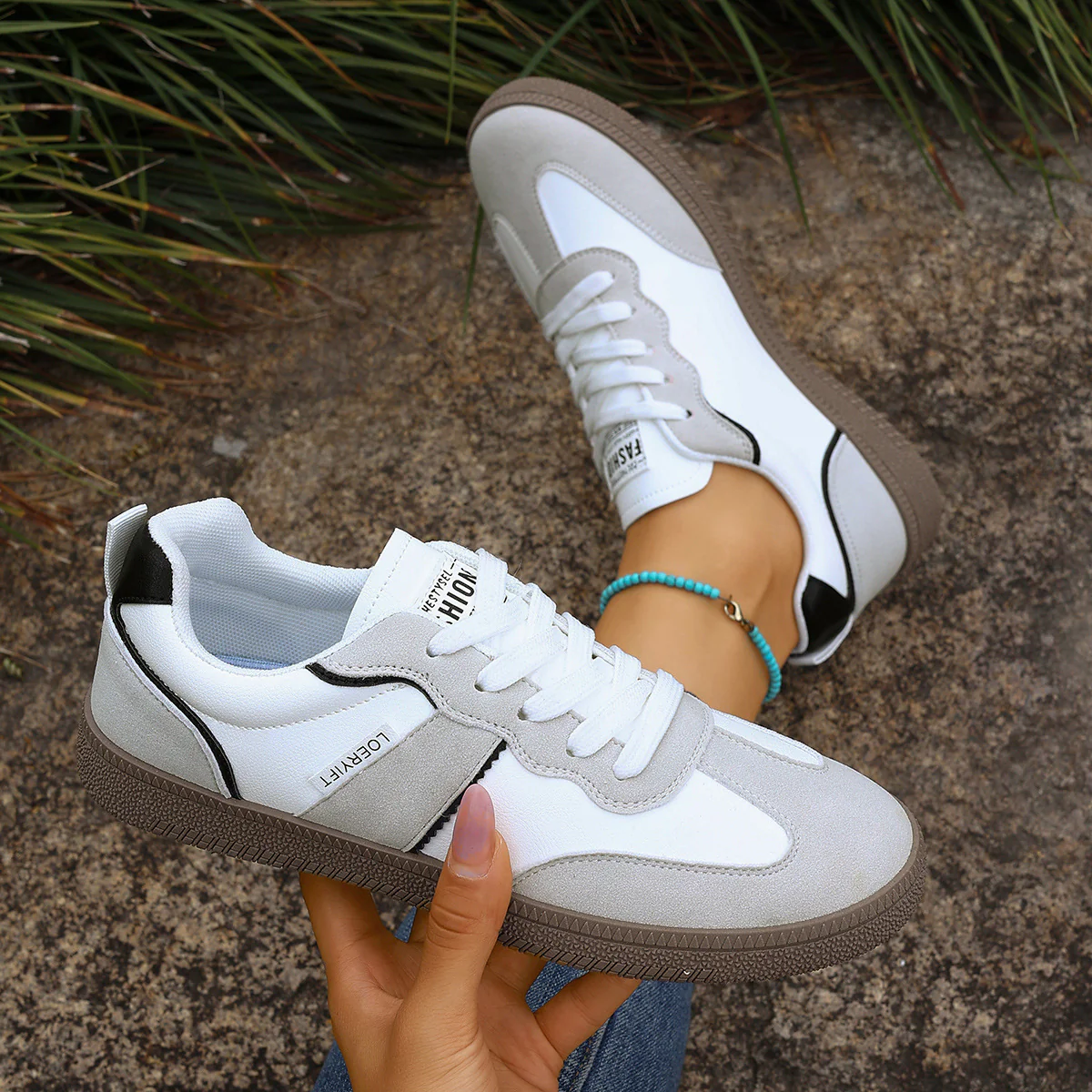 Damen Sneakers mit atmungsaktiver Mesh-Konstruktion und komfortabler Dämpfung Heidi Mode - Image 2
