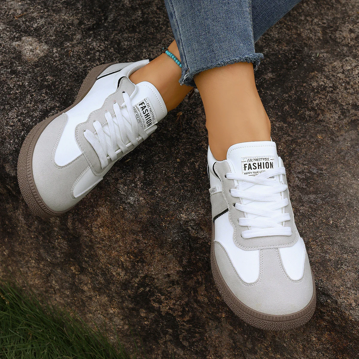 Damen Sneakers mit atmungsaktiver Mesh-Konstruktion und komfortabler Dämpfung Heidi Mode - Image 4