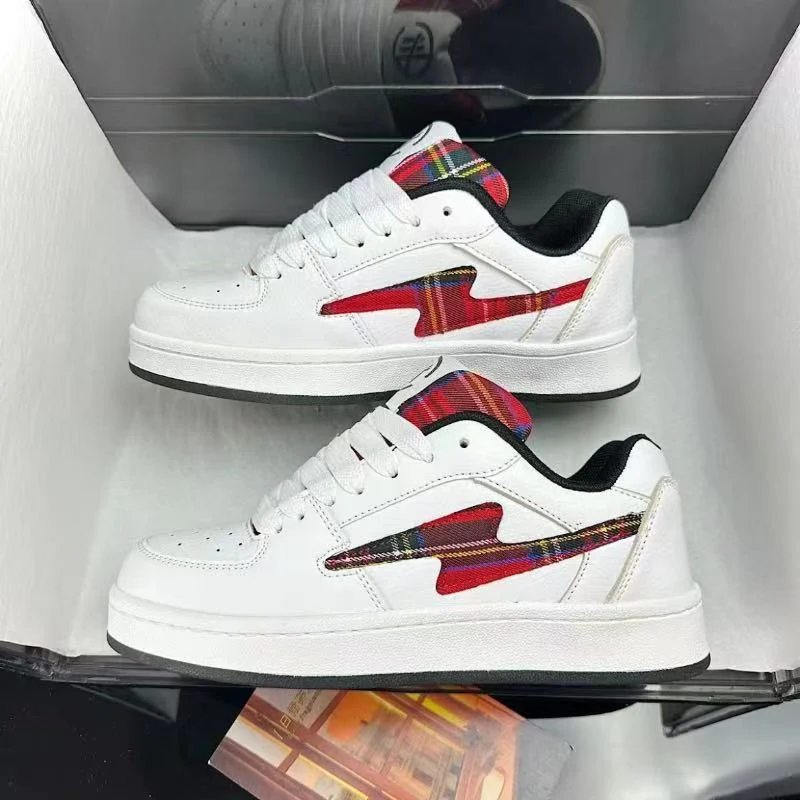 Damen Sneakers mit auffälligem Karomuster und dämpfender Sohle Heidi Mode - Image 3