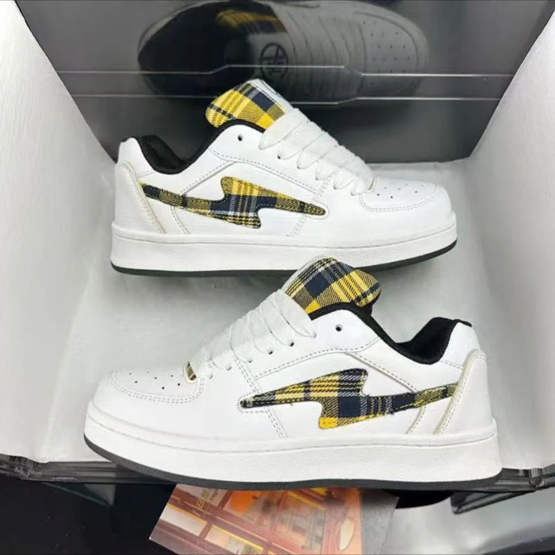 Damen Sneakers mit auffälligem Karomuster und dämpfender Sohle Heidi Mode - Image 6