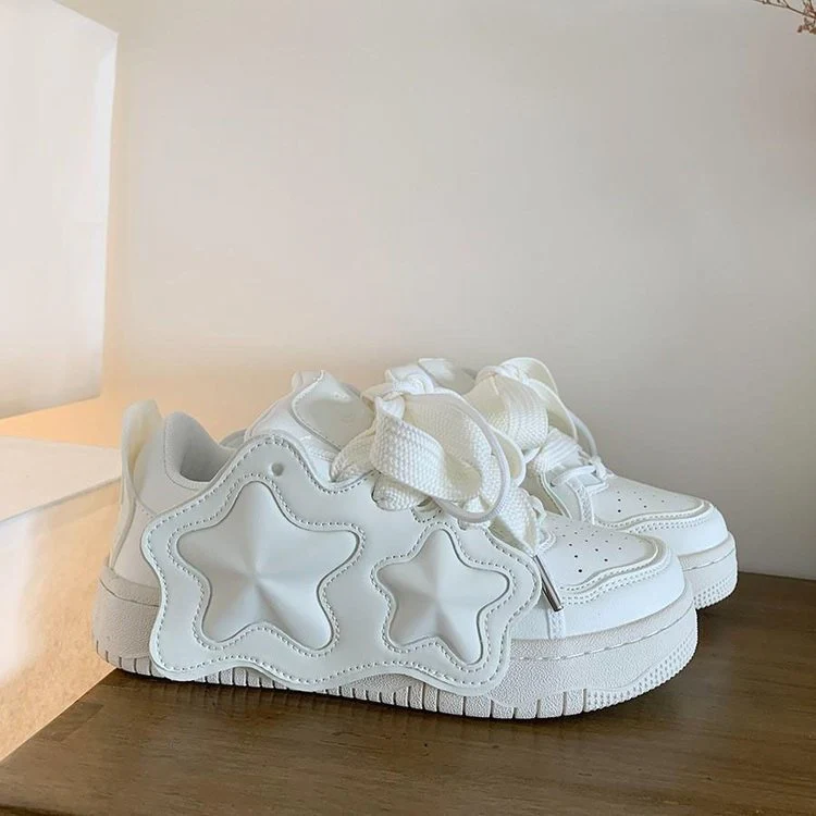 Damen Sneakers mit auffälligem Sternenmotiv und komfortabler Dämpfung Heidi Mode - Image 6
