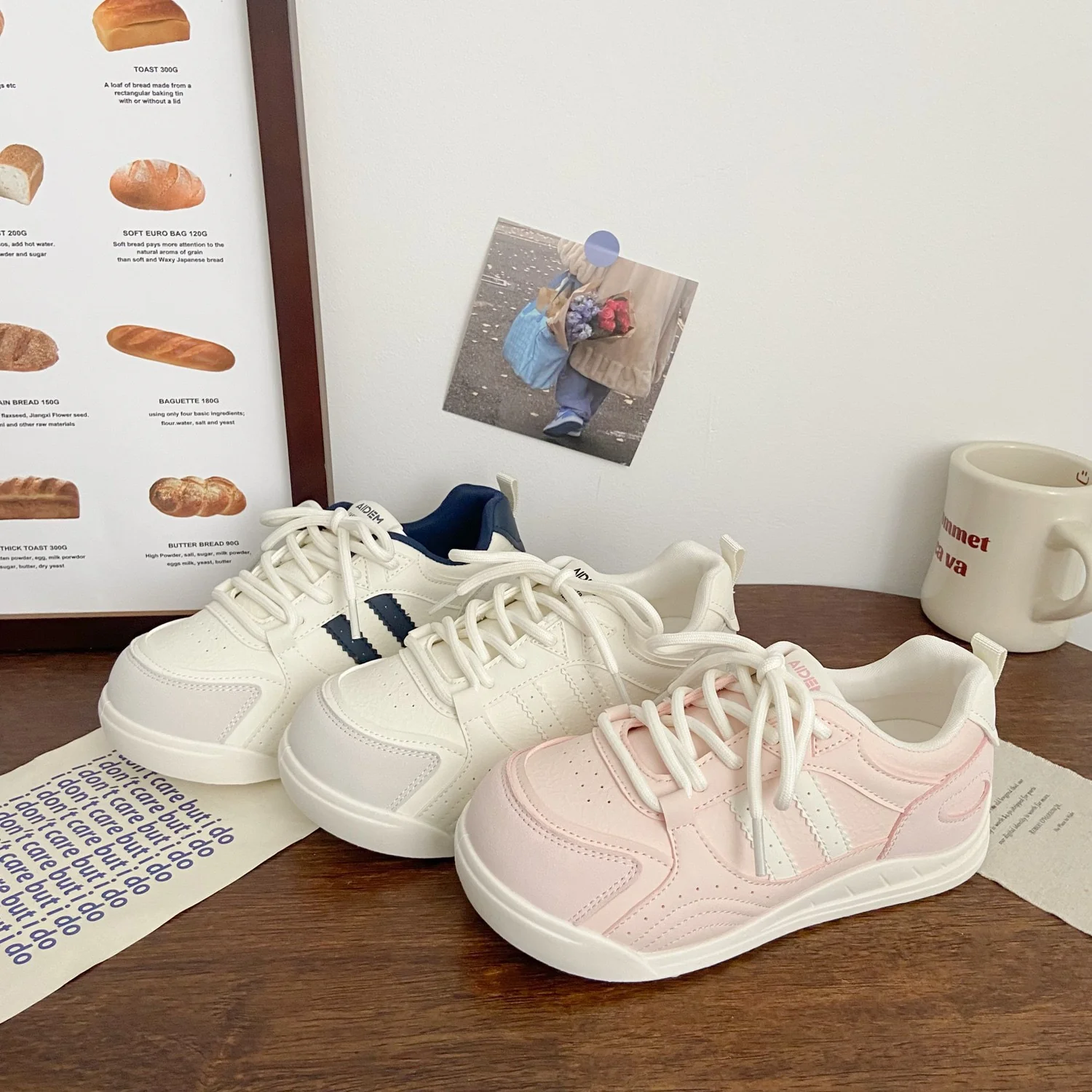 Damen Sneakers mit dämpfender Sohle und atmungsaktivem Obermaterial Heidi Mode - Image 3