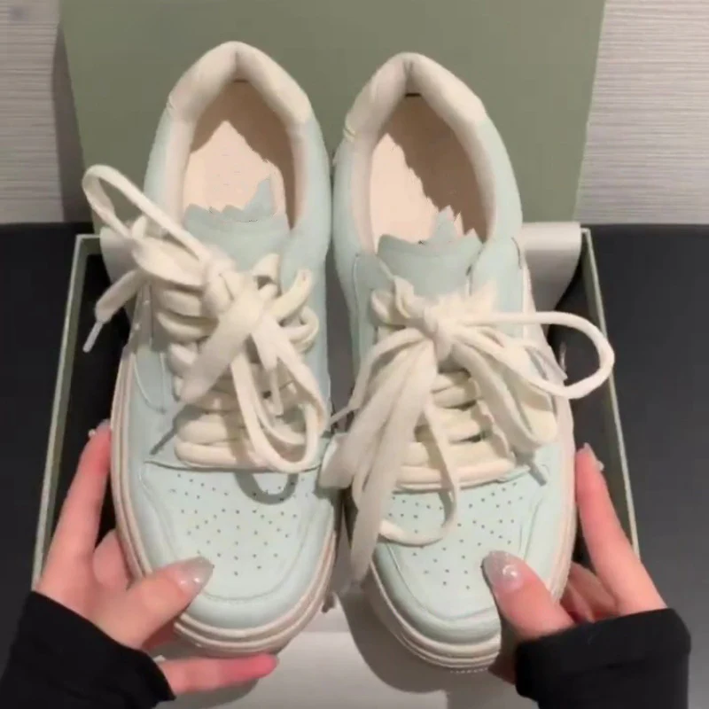 Damen Sneakers mit dicker Plateausohle und atmungsaktivem Obermaterial Heidi Mode - Image 5