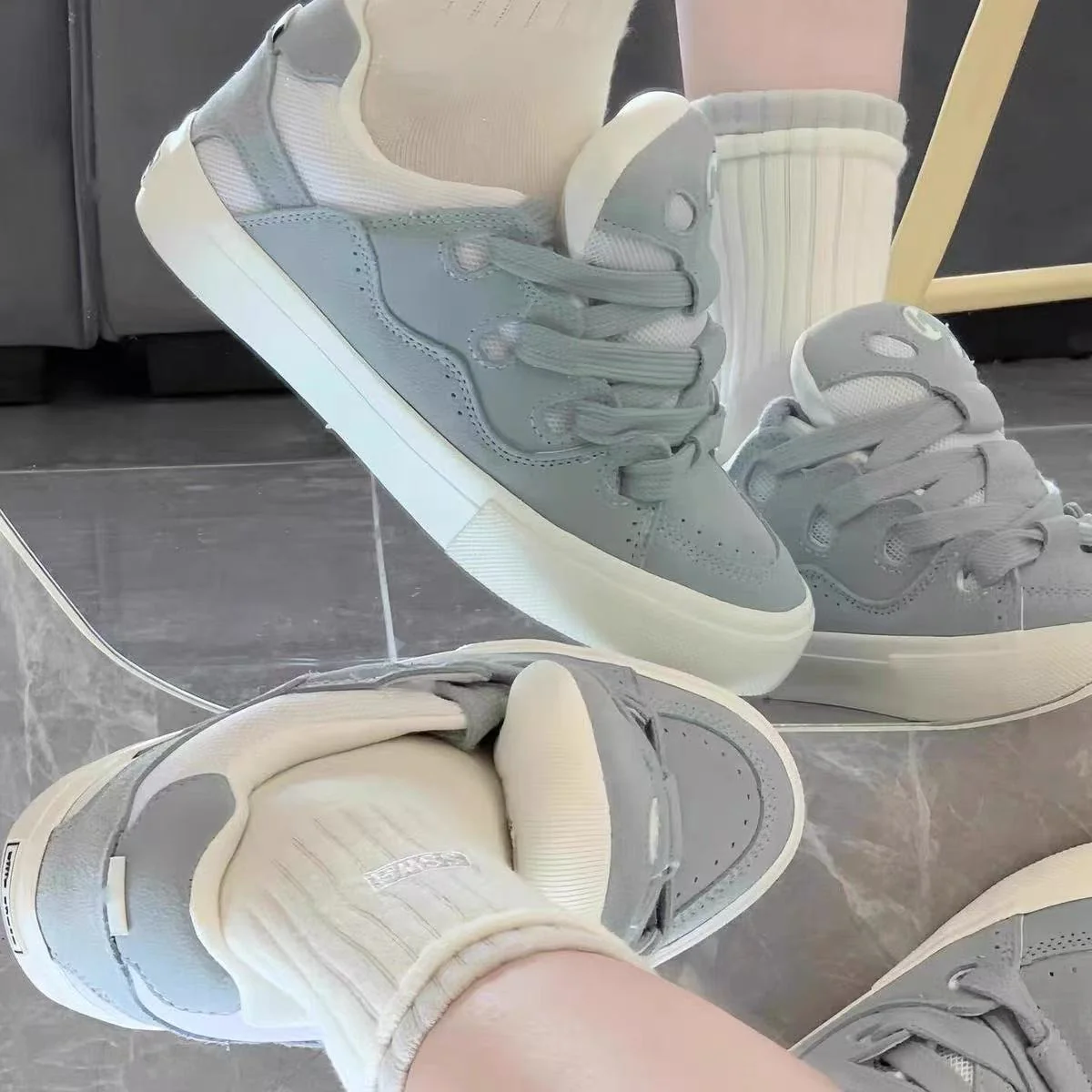 Damen Sneakers mit einzigartigem Schnürsystem und weicher Sohlenkonstruktion Heidi Mode - Image 5
