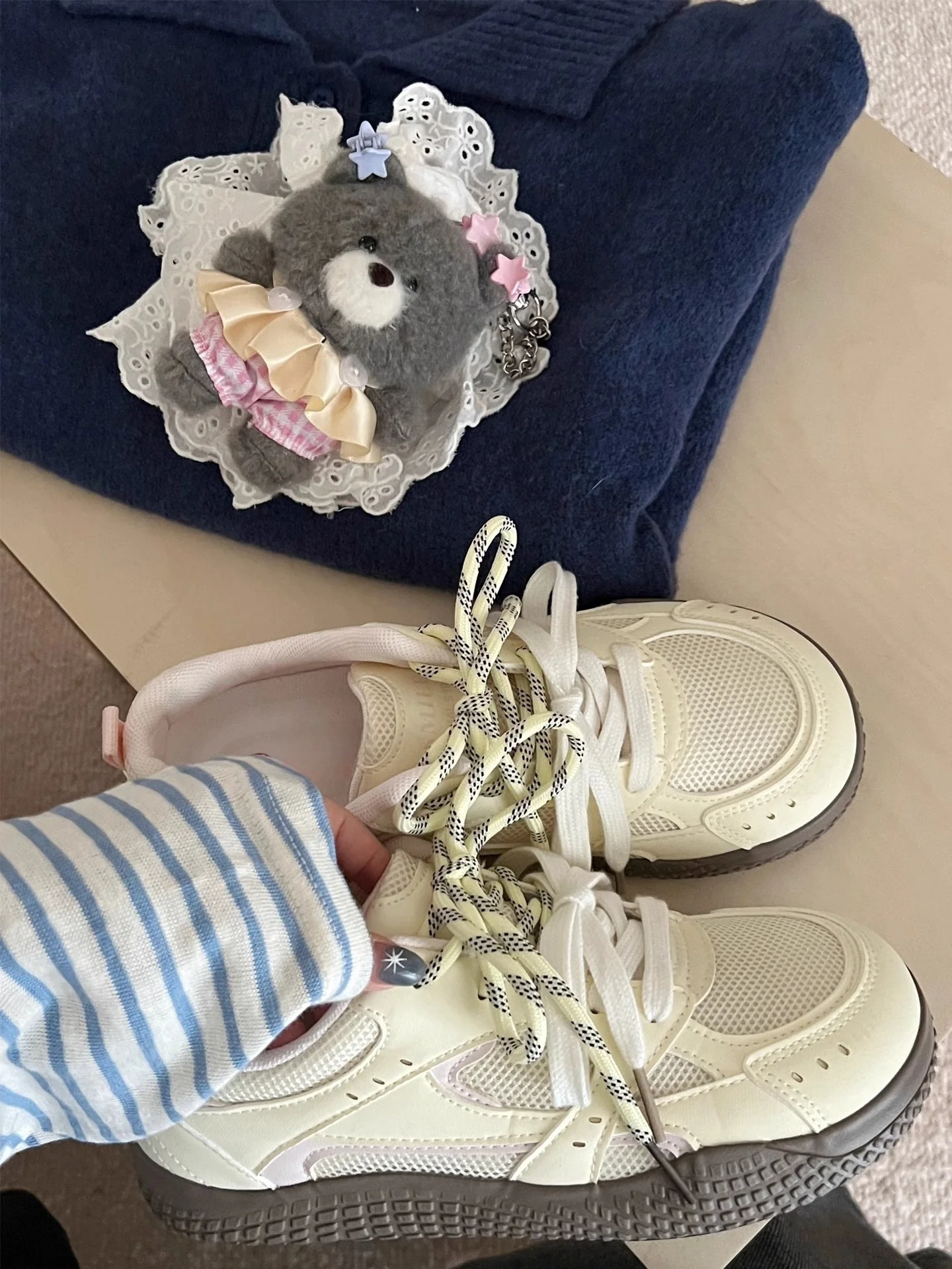 Damen Sneakers mit elastischem Obermaterial und modischem Design Heidi Mode - Image 8