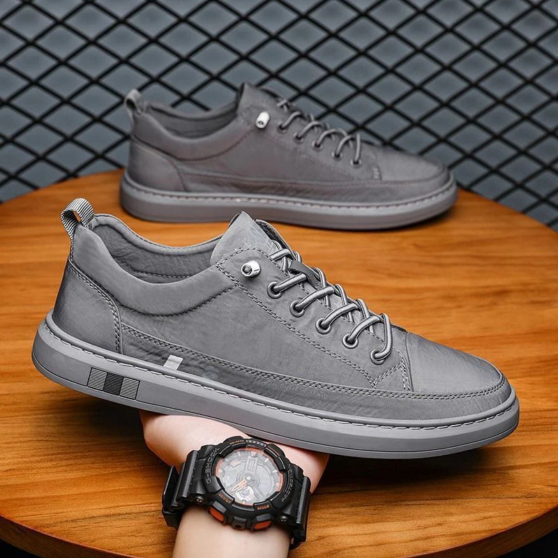Damen Sneakers mit elegantem Leder-Obermaterial und rutschfester Sohle Heidi Mode - Image 2
