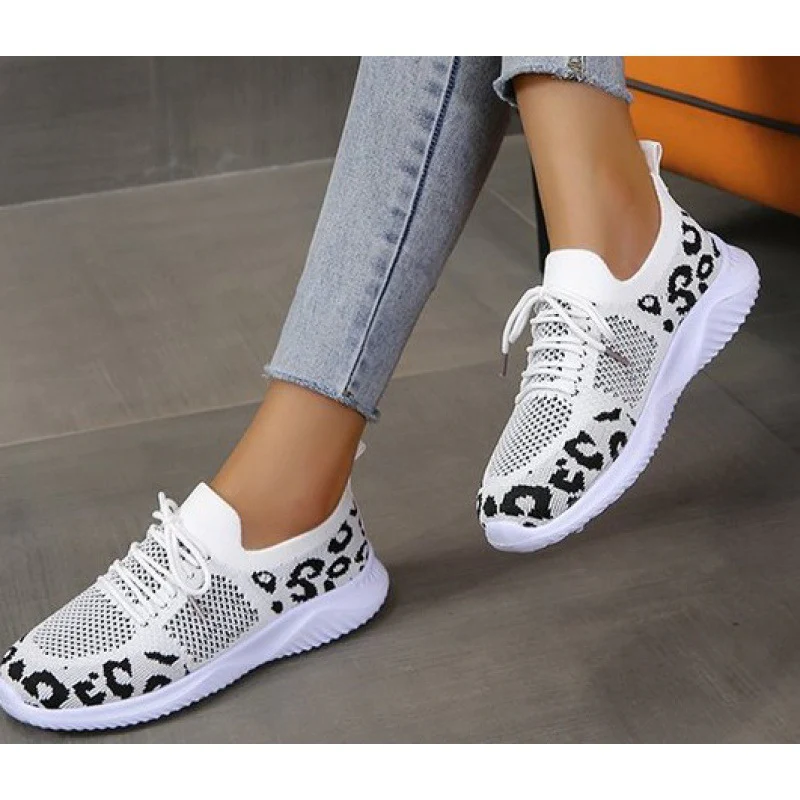 Damen Sneakers mit ergonomischem Mesh-Obermaterial und trendigem Tierprint Heidi Mode - Image 6