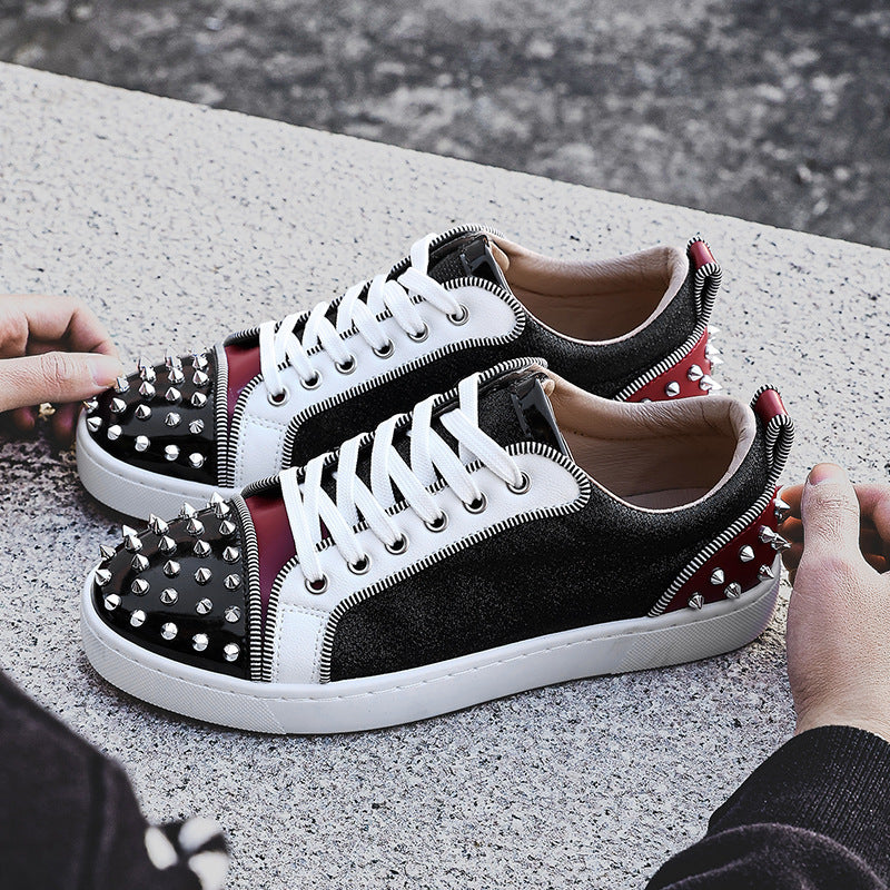 Damen Sneakers mit funkelndem Obermaterial und Nieten-Design Heidi Mode - Image 2