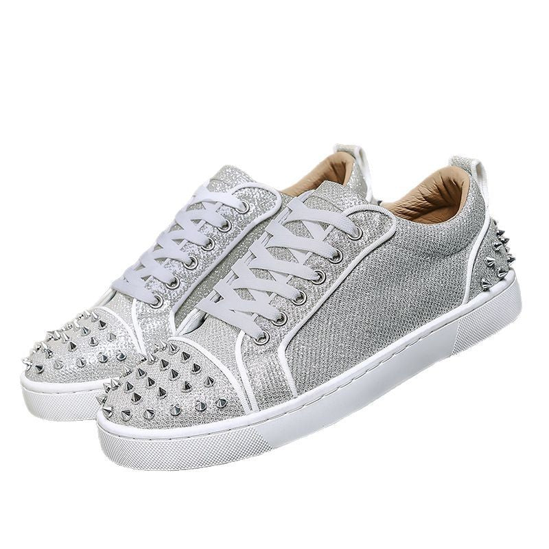 Damen Sneakers mit funkelndem Obermaterial und Nieten-Design Heidi Mode - Image 5
