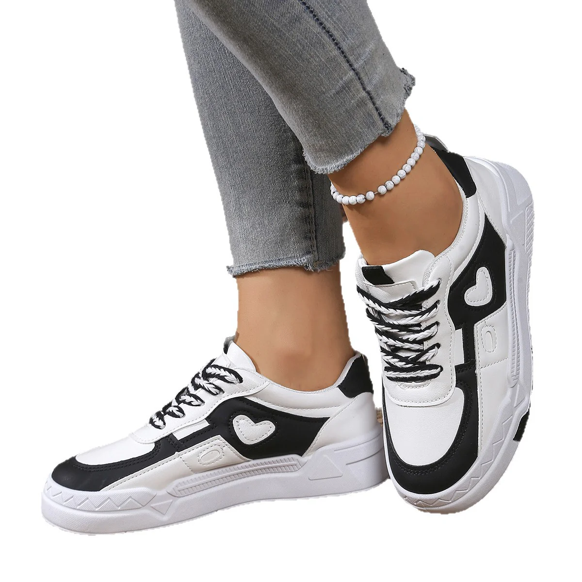 Damen Sneakers mit herzförmigem Design und dämpfender Sohle Heidi Mode - Image 5
