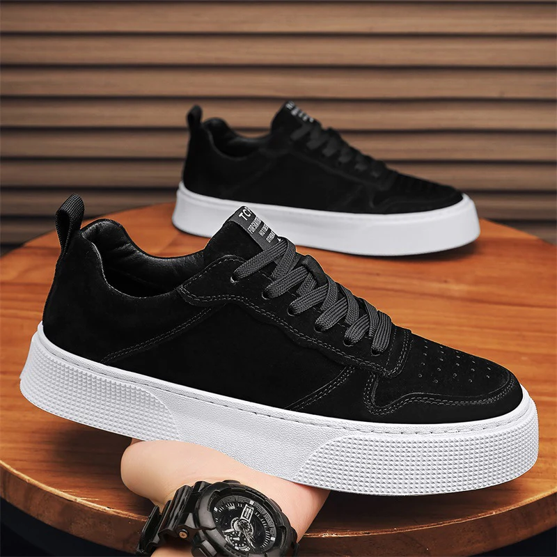 Damen Sneakers mit hochwertigem Wildleder-Obermaterial und rutschfester Sohle Heidi Mode