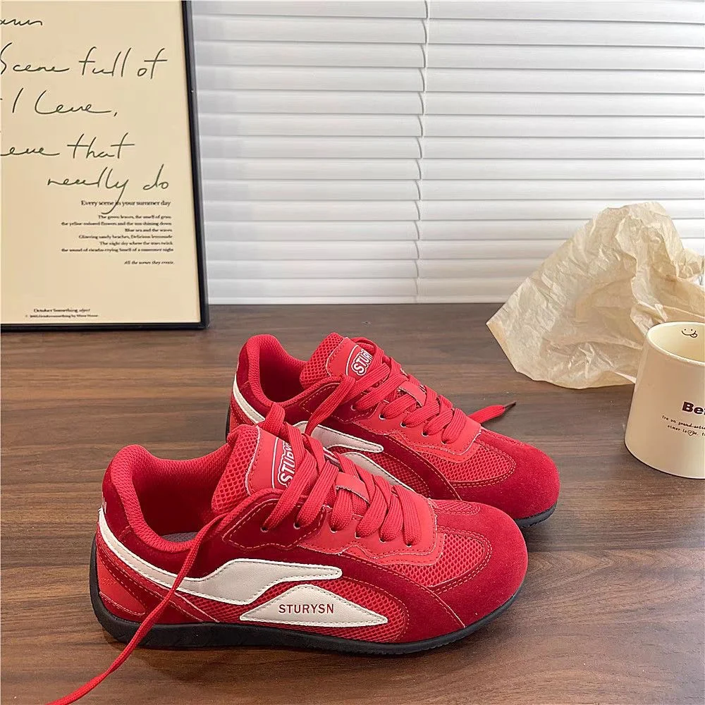 Damen Sneakers mit hochwertiger Wildleder-Oberfläche und bequemer Dämpfung Heidi Mode - Image 2