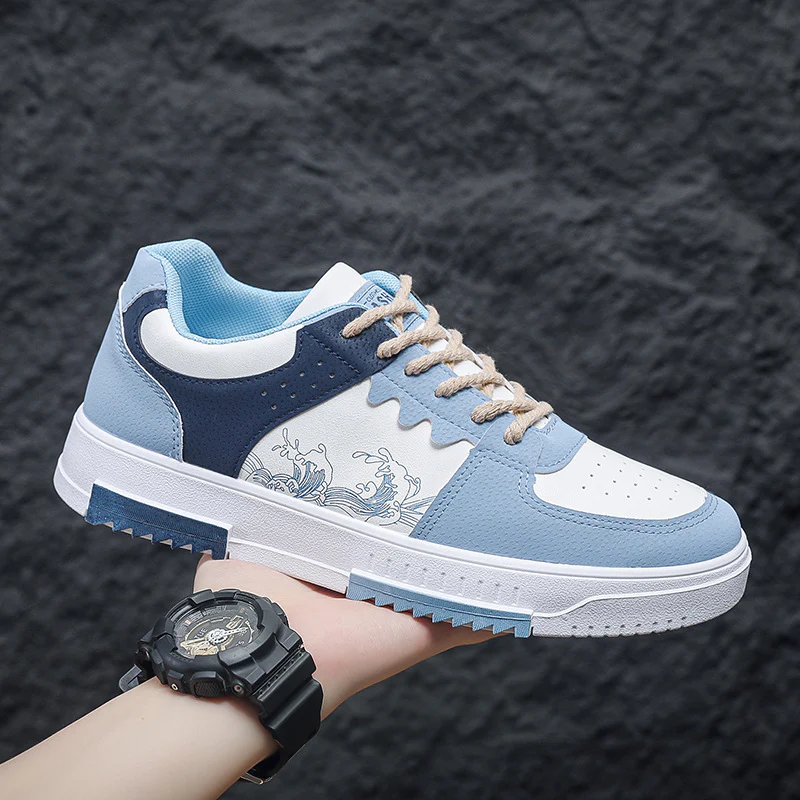 Damen Sneakers mit kunstvollem Wellenmuster und atmungsaktivem Obermaterial Heidi Mode - Image 6