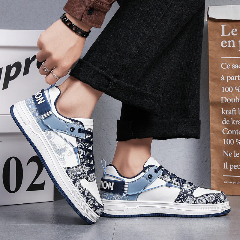 Damen Sneakers mit kunstvoller Paisley-Musterung und atmungsaktiver Oberflächenstruktur Heidi Mode - Image 2