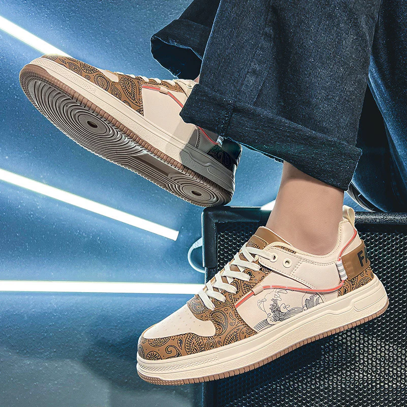 Damen Sneakers mit kunstvoller Paisley-Musterung und atmungsaktiver Oberflächenstruktur Heidi Mode - Image 3