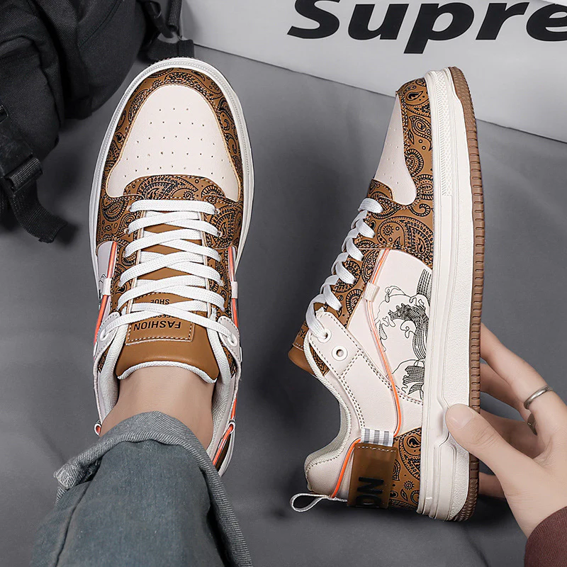 Damen Sneakers mit kunstvoller Paisley-Musterung und atmungsaktiver Oberflächenstruktur Heidi Mode - Image 8