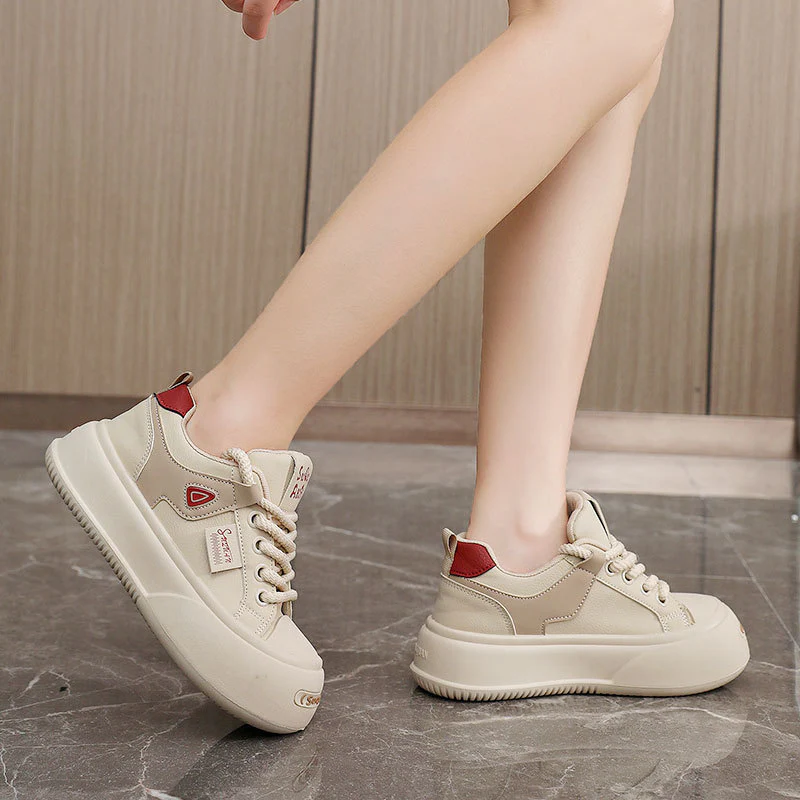 Damen Sneakers mit modischem Design und erhöhter Plateau-Sohle Heidi Mode - Image 3