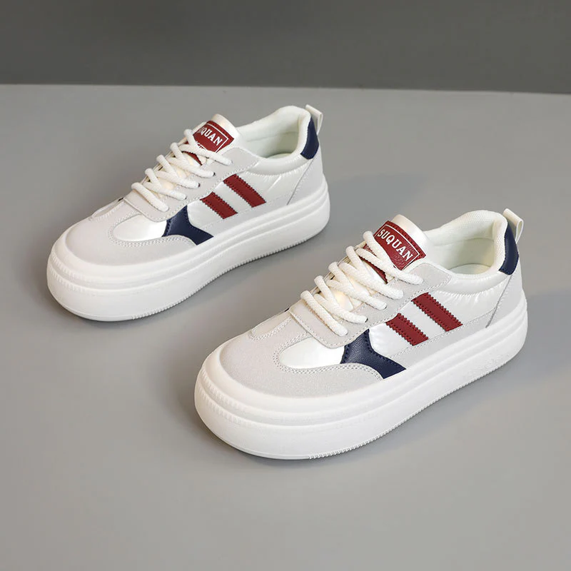 Damen Sneakers mit modischem Plateausohlen-Design und atmungsaktiver Oberfläche Heidi Mode - Image 6