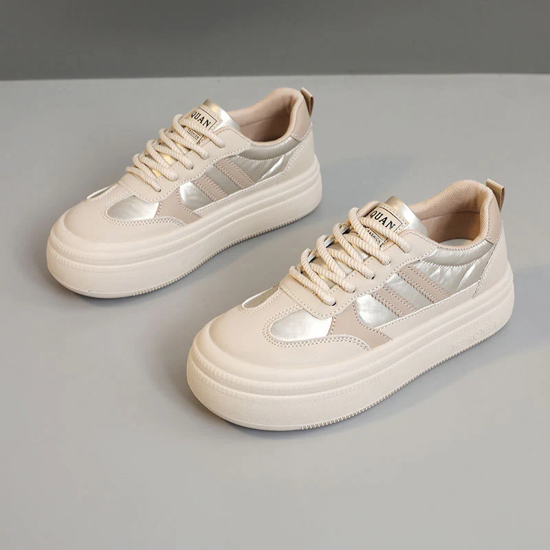 Damen Sneakers mit modischem Plateausohlen-Design und atmungsaktiver Oberfläche Heidi Mode - Image 7