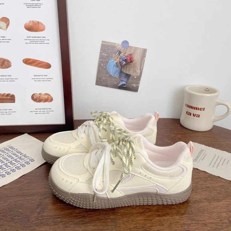 Damen Sneakers mit modischem Schnürsystem und rutschfester Sohle Heidi Mode