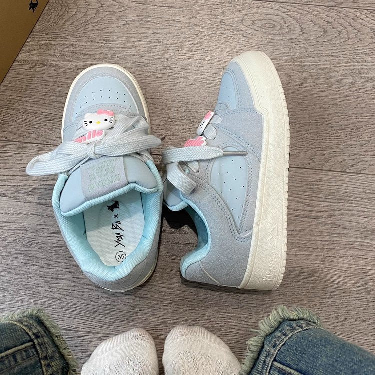 Damen Sneakers mit niedlichem Hello Kitty Design und bequemer Dämpfung Heidi Mode