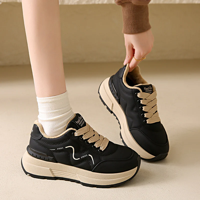 Damen Sneakers mit robuster Gummisohle und atmungsaktivem Mesh-Obermaterial Heidi Mode - Image 3